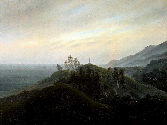 Caspar David Friedrich View of the Baltic oil painting picture